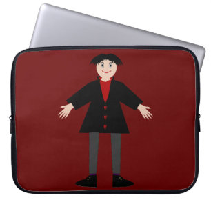 Cute Halloween Vampire Laptop Sleeve