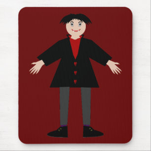 Cute Halloween Vampire Mouse Mat