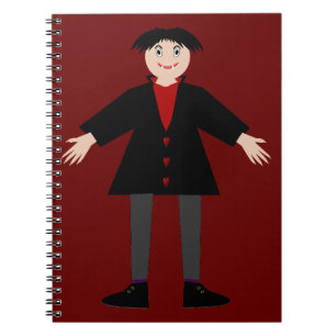 Cute Halloween Vampire Notebook