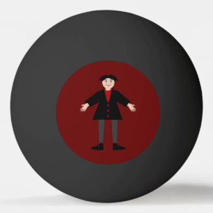 Cute Halloween Vampire Ping Pong Ball