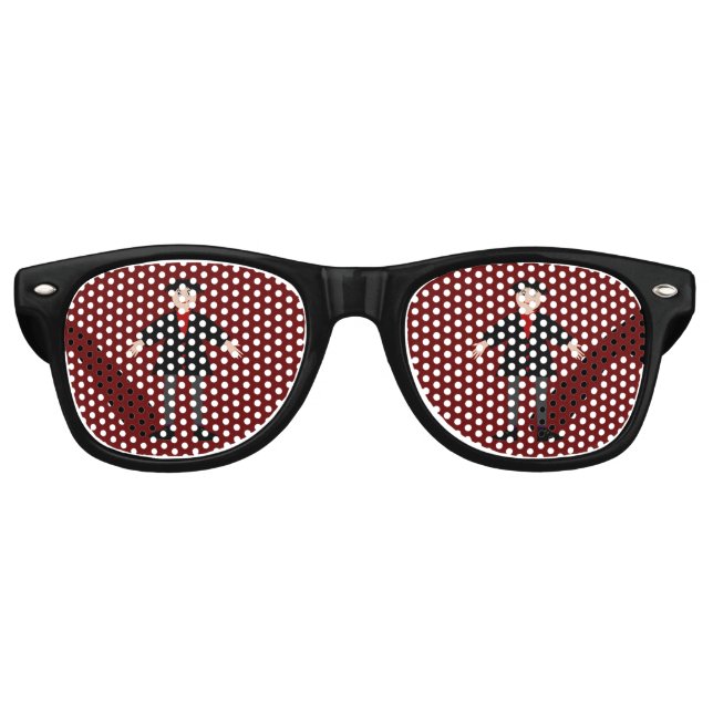 Cute Halloween Vampire Retro Sunglasses (Front)