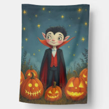 Cute Halloween Vampire Trick or Treater