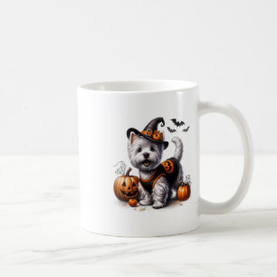Cute Halloween Westie Tee West Highland Terrier Do Coffee Mug