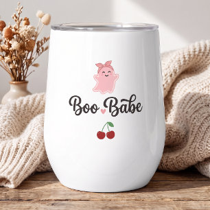 Cute Halloween Wine Tumbler Girls Night Cup Gift