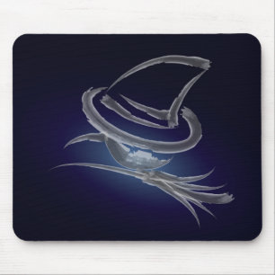 Cute Halloween witch 2 Mouse Mat