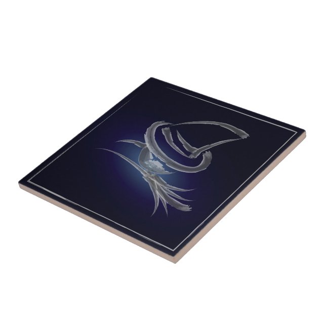 Cute Halloween witch 2 Tile (Side)