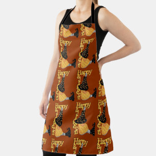 Cute Halloween Witch Apron