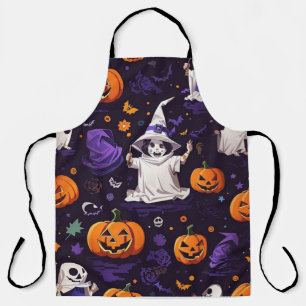 Cute Halloween Witch Apron