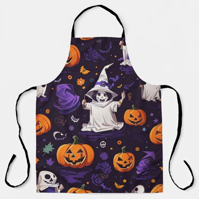 Cute Halloween Witch Apron (Front)
