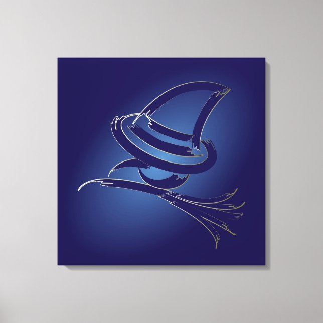 Cute Halloween witch Canvas Print (Front)