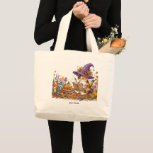Cute Halloween Witch Cat Herbology Custom Jumbo To
