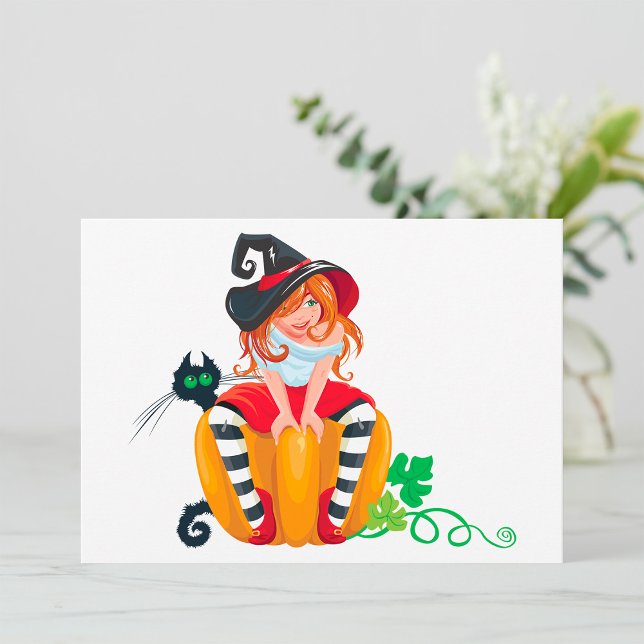 Cute Halloween Witch Invitations (Creator Uploaded)