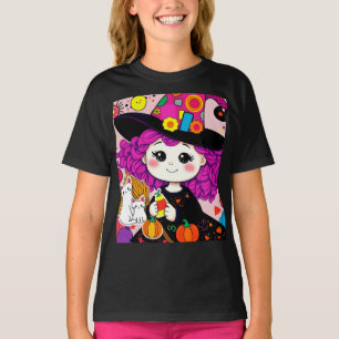 Cute Halloween Witch Matching Spooky Style! T-Shirt