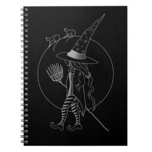 Cute Halloween Witch Notebook