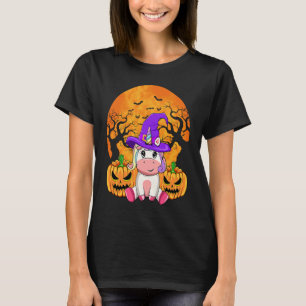 Cute Halloween Witchy Unicorn Halloween Custome T-Shirt