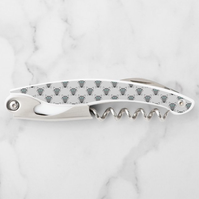 Cute Halloween Wolf Corkscrew (Front)