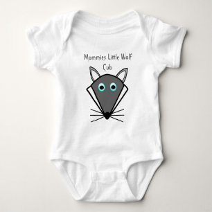 Cute Halloween Wolf Custom Baby Creeper