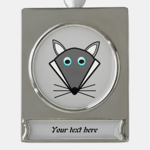 Cute Halloween Wolf Customisable Ornament