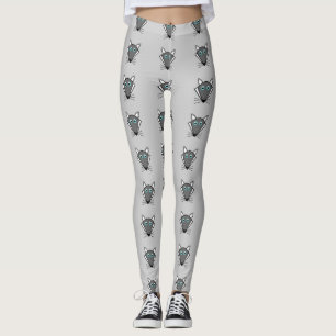 Cute Halloween Wolf Leggings