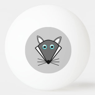 Cute Halloween Wolf Ping Pong Ball