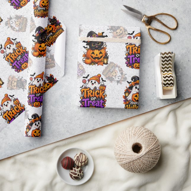 Cute Halloween Wrapping Paper (Crafts)