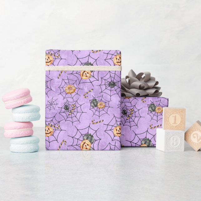 Cute Halloween Wrapping Paper (Baby Shower)