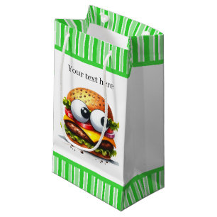 Cute hamburger lovers party small gift bag