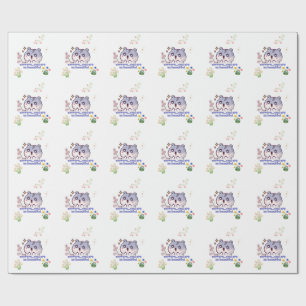 Cute Hamster Aww You Are So Beautiful Aesthetic Wrapping Paper