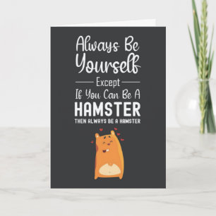 Cute Hamster Cards Funny Animal Lover Pets Rodent