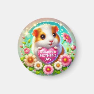 Cute Hamster Celebrating Mother’s day Magnet