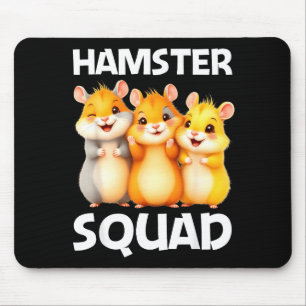 Cute Hamster Design For Men Women Kids Dwarf Hamst Mouse Mat