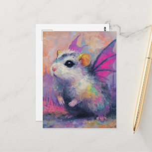 Cute Hamster Dragon Postcard