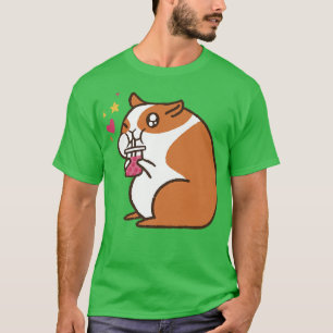 Cute Hamster Guinea Pig Bubble Tea T-Shirt