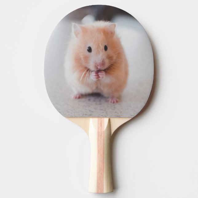 Cute Hamster Love Animals Ping Pong Paddle (Front)
