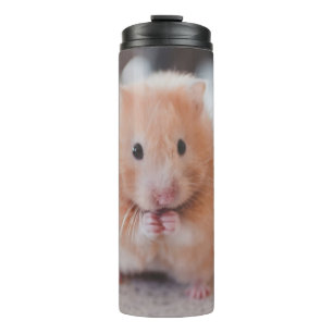Cute Hamster Love Animals Thermal Tumbler