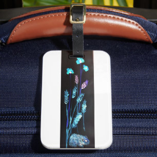 Cute Hamster Meadow Luggage Tag