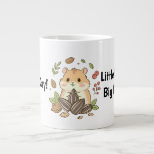 Cute Hamster Mug – Little Moments, Big Happiness