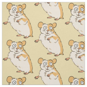 Cute Hamster Pattern Fabric