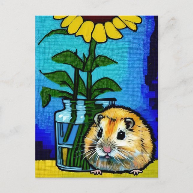 Cute Hamster Postcard (Front)
