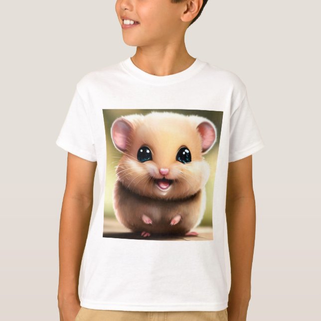 Cute Hamster T Shirt - Cute Animal Shirts  (Front)