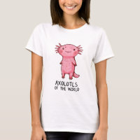 Cute Hand-Drawn Axolotl Cartoon