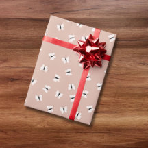 Cute hand drawn butterfly pattern on pink