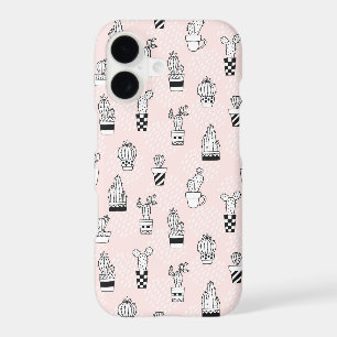 Cute Hand Drawn Cactus Pattern