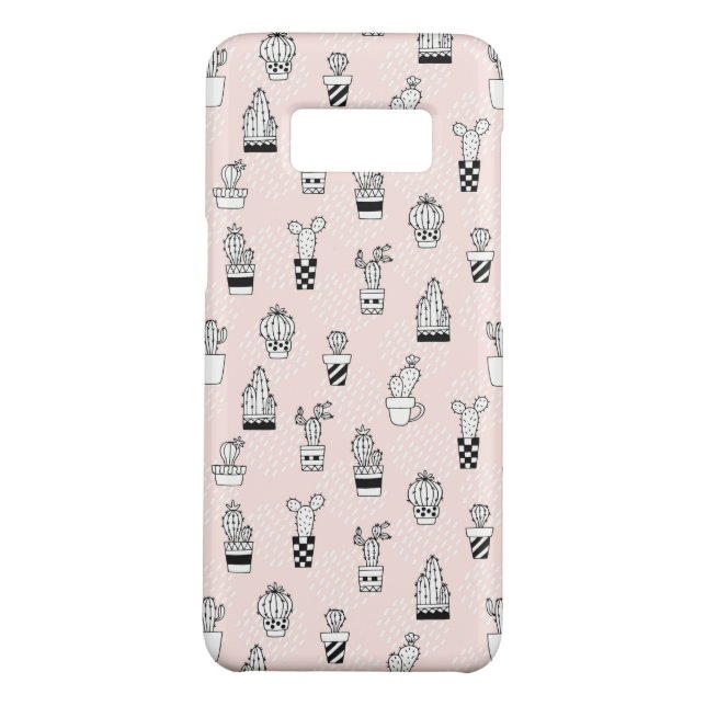 Cute Hand Drawn Cactus Pattern Case-Mate Samsung Galaxy Case (Back)