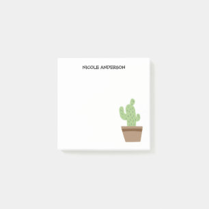 Cute Hand-drawn Cactus Post-it Notes