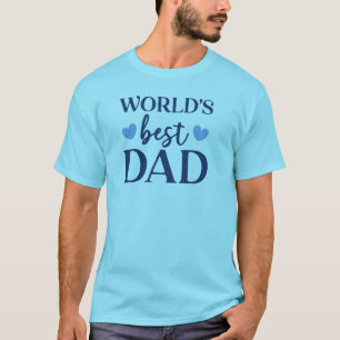 Cute Hand Drawn Father’s Day World's Best Dad T-Shirt