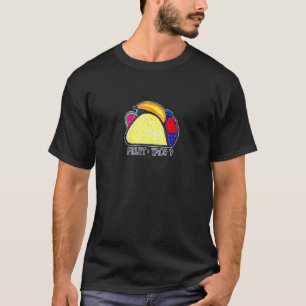 Cute Hand Drawn Fruit Taco For Fruit Garden T-Shirt