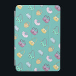 Cute Hand Drawn Handbags Doodles Pattern Teal iPad Mini Cover<br><div class="desc">Hand drawn girly handbag collage. Option to play about with the background colour and customise to make your own.</div>