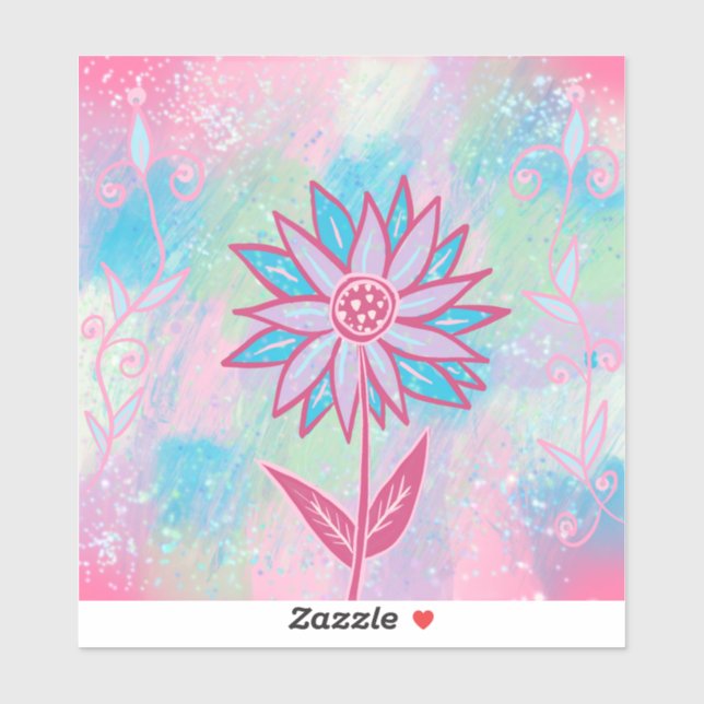 Cute Hand-drawn Pastel Flower (Sheet)