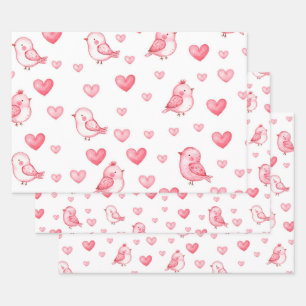 cute hand drawn seamless pattern with watercolor wrapping paper sheet